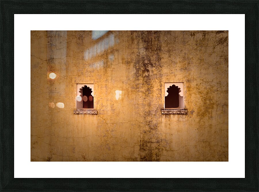 Yellow Wall Picture Frame print