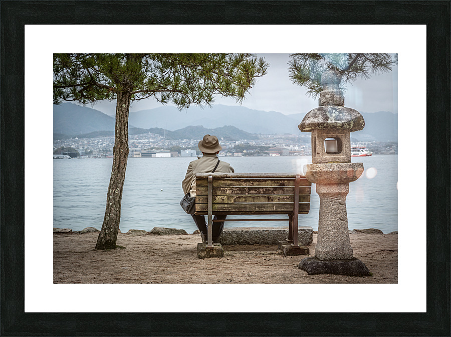 Resting by the Ocean Picture Frame print