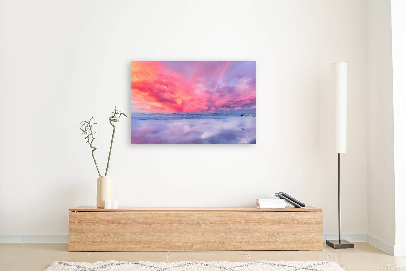 Pinkish Sunset Reproduction