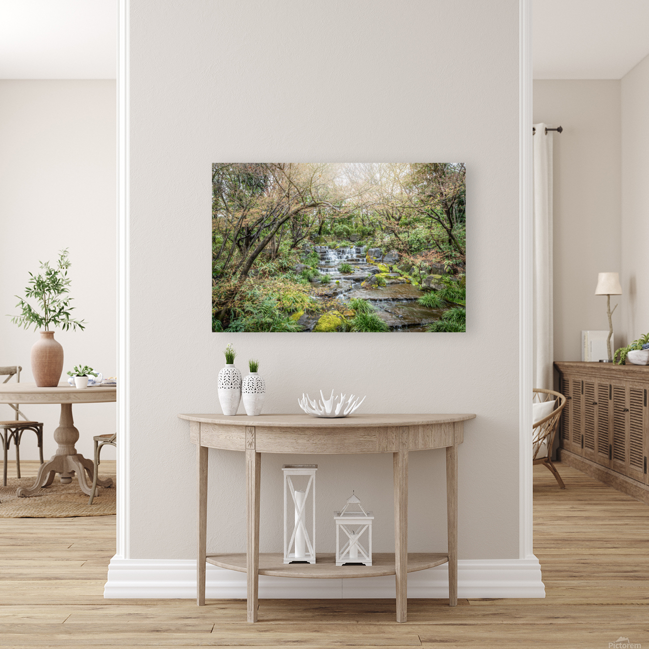 A small waterfall Reproduction