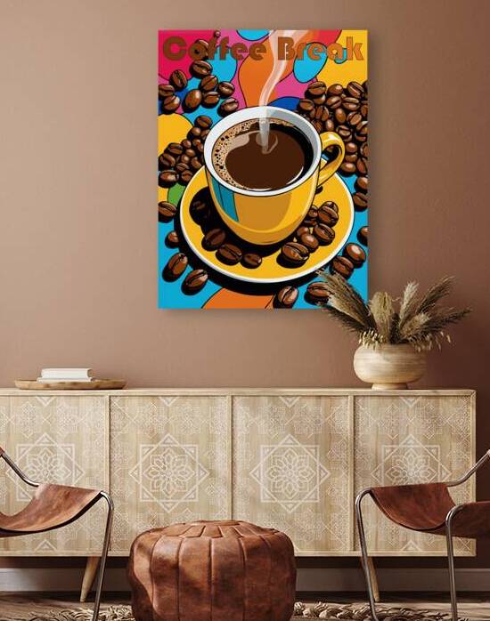 Coffee Break 2 | Pop Art by Dekel Bar