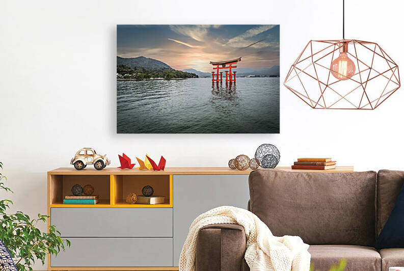 Miyajimas Torii Gate by Dekel Bar