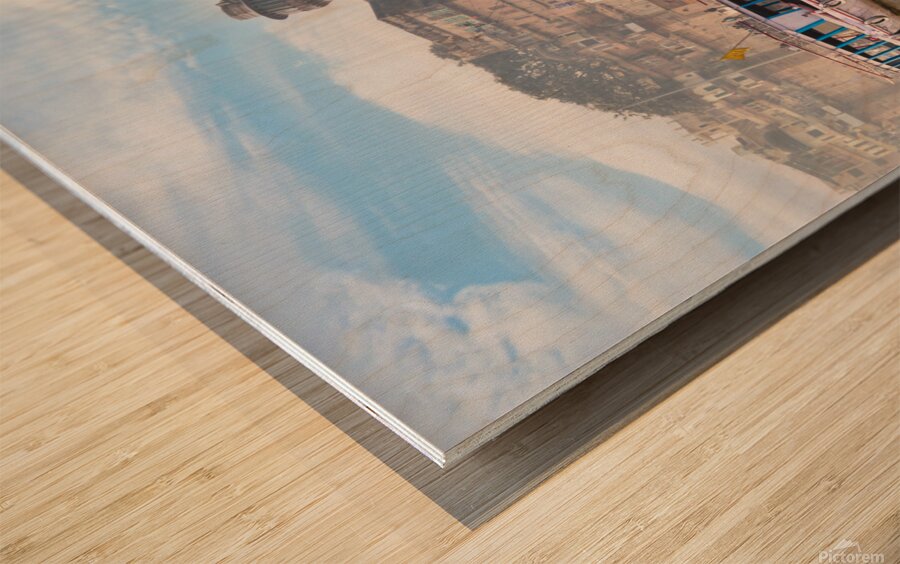 Varanasi Ghats Wood print