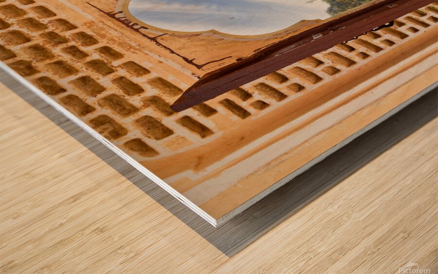 Through the Window Wood print