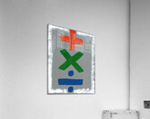 A Little Mathmatics Impression acrylique