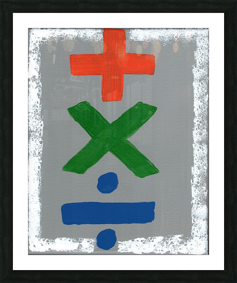 A Little Mathmatics Impression et Cadre photo