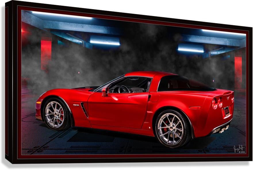 Cooksey Corvette – Under Lights Canvas Print