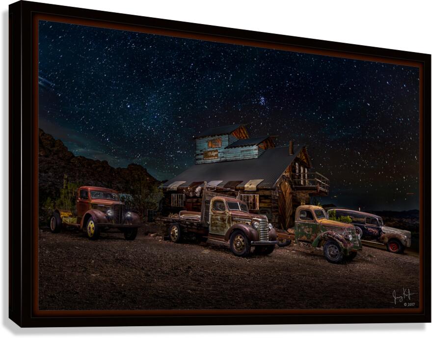 Three Ghosts in the Night Canvas Print