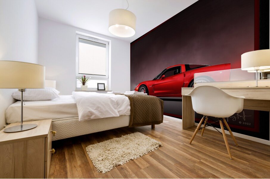 Cooksey Corvette – Full Profile Mural print
