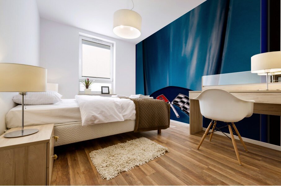 Into the Deep Blue Mural print