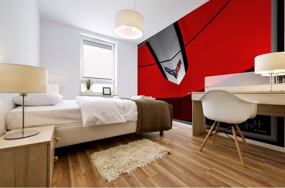 Scarlet Divide Mural print