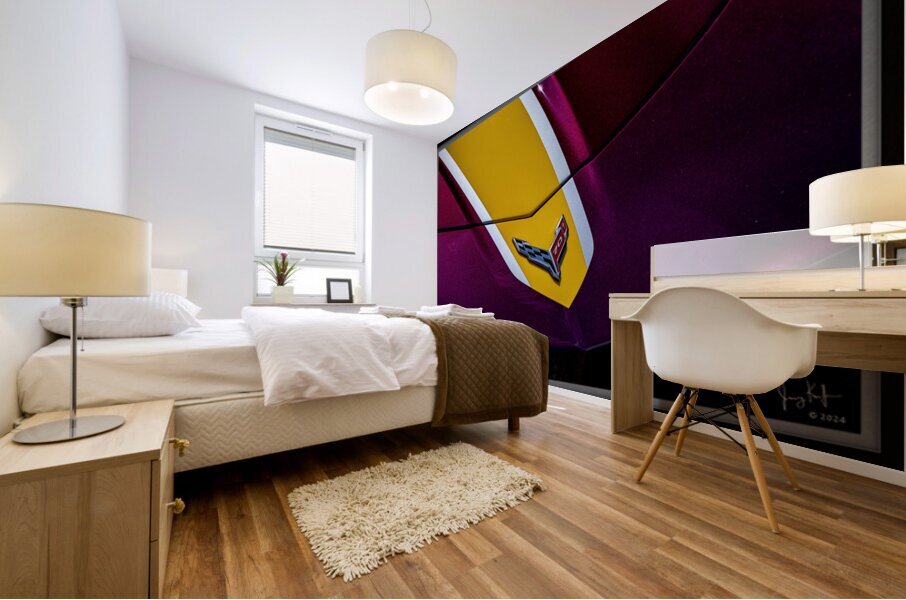 Golden Vein Mural print