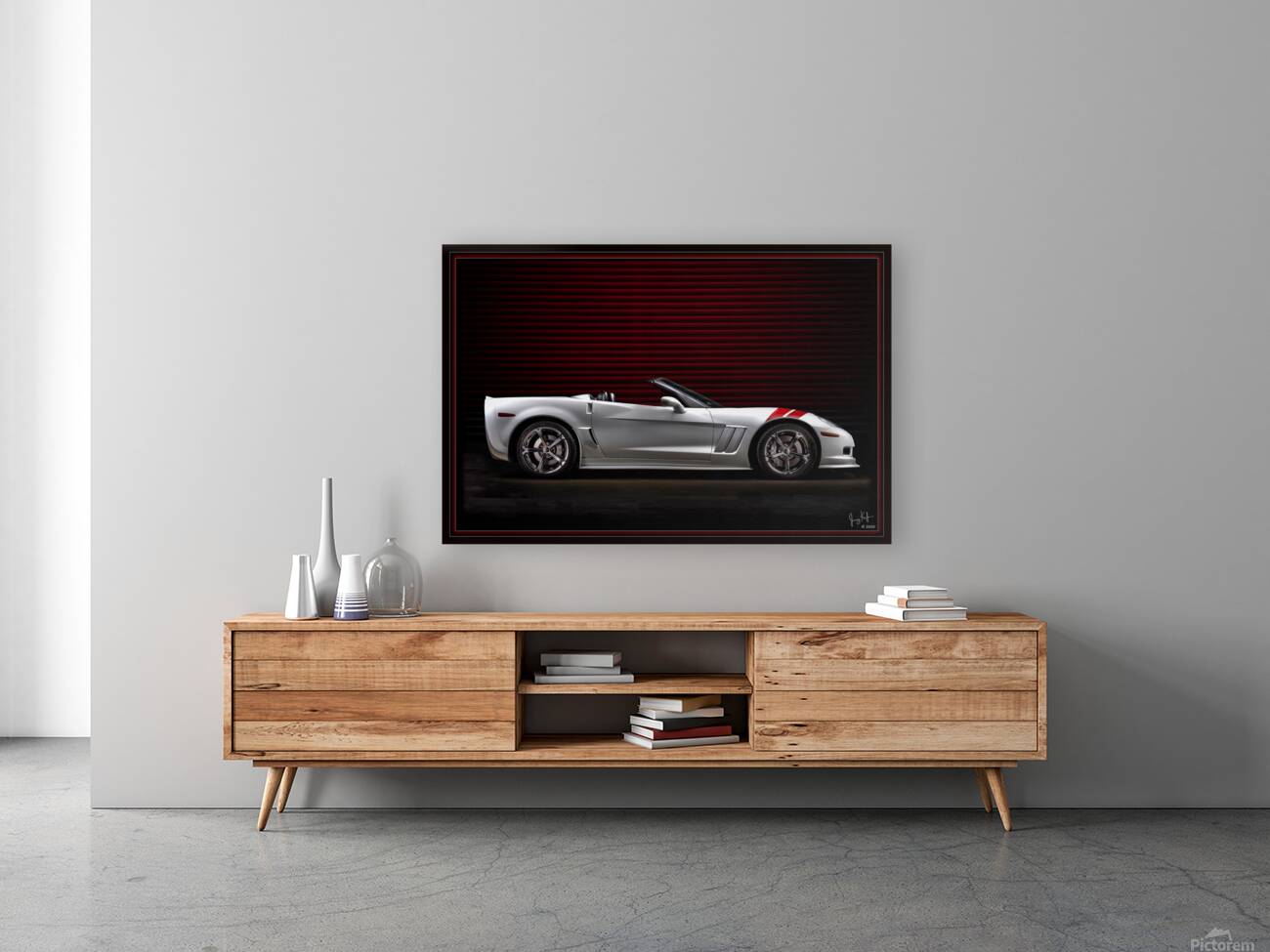 Arctic Flash in Red Reproduction