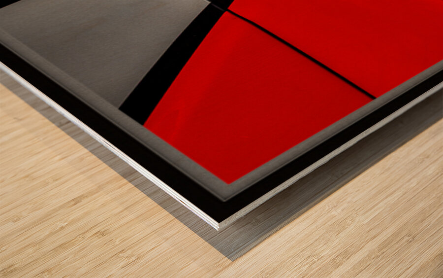 Scarlet Divide Wood print