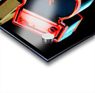 Neon Hand Pointing Down Acrylic print