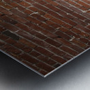 Brick Wall 02 Metal print