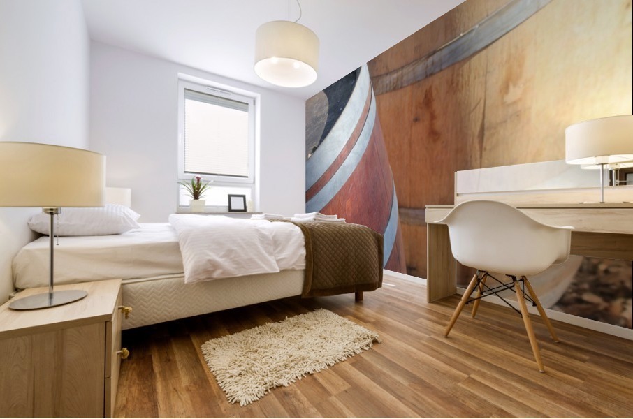 Wine Barrels 01 Mural print