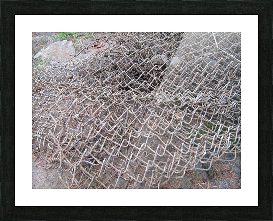 Rusted Chain Link 01 Picture Frame print