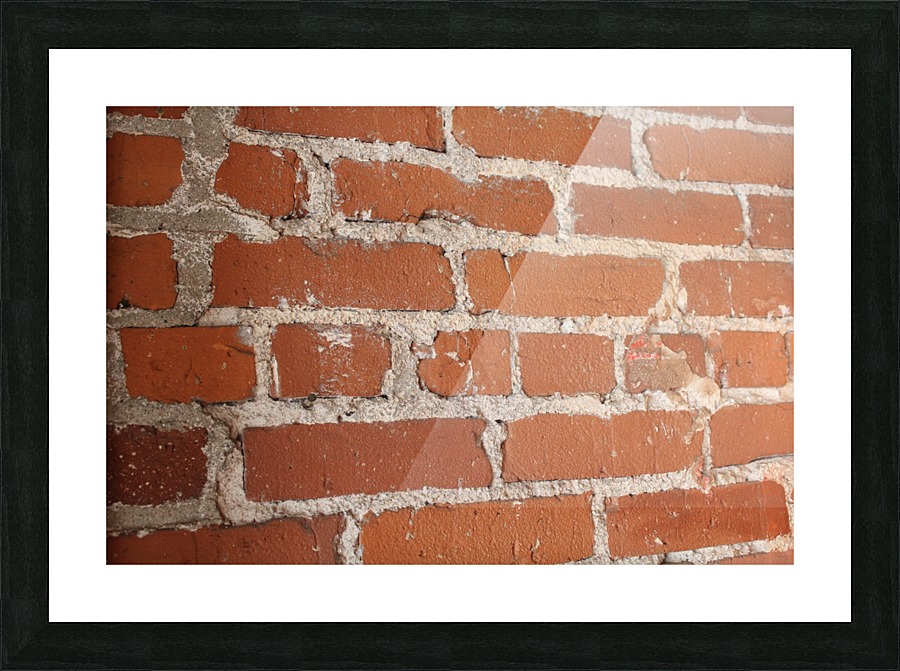 Brick Wall 03 Picture Frame print