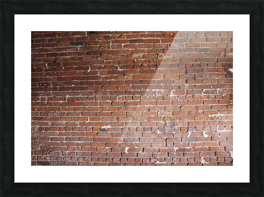 Brick Wall 02 Picture Frame print