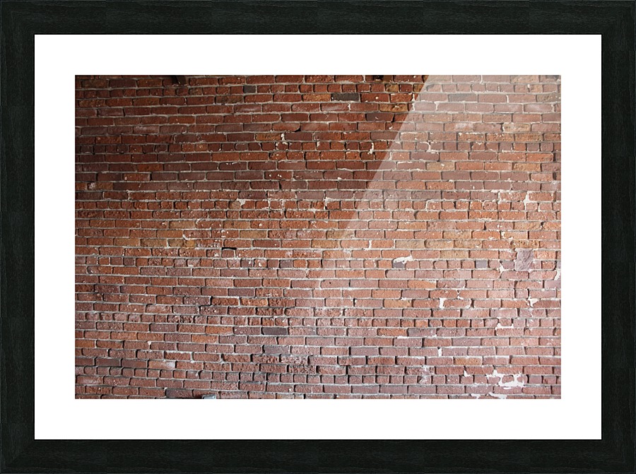 Brick Wall 01 Picture Frame print
