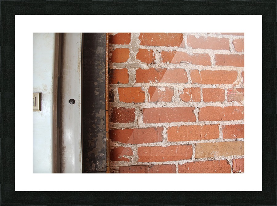 Brick Wall 04 Picture Frame print