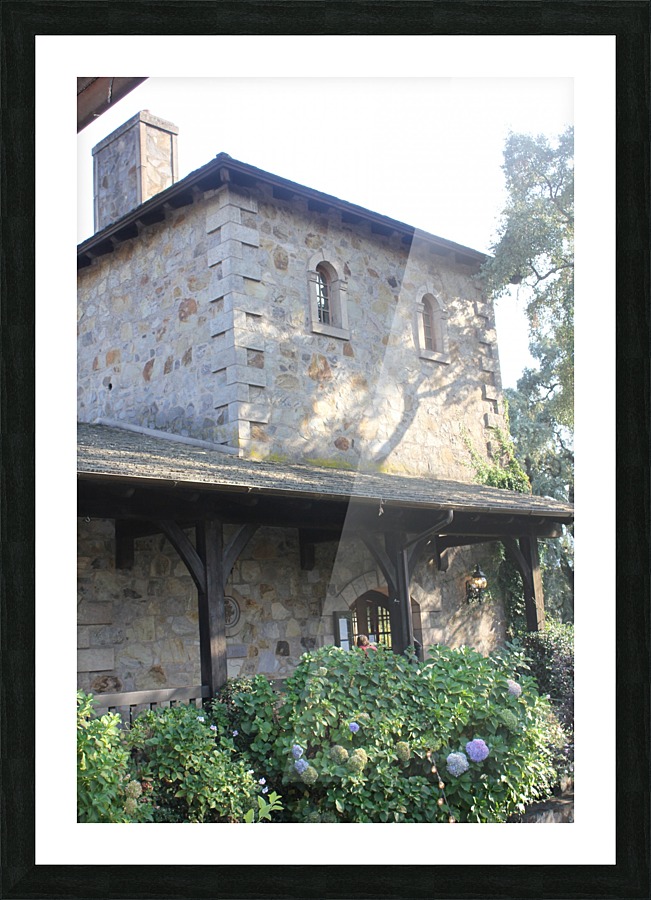 Vineyard Tower Picture Frame print