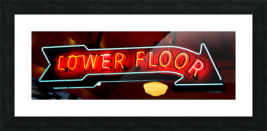 Lower Level Picture Frame print