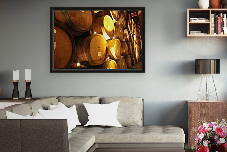 Barrel Room by Candle Light by Chris Roberts Design