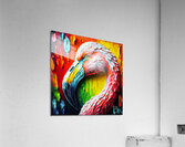 Flamingo Elegance Acrylic Print