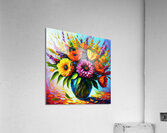Vibrant Bouquet Impression acrylique