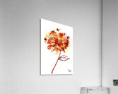 Fiery Bloom Acrylic Print