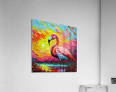 Flamingo Fire Acrylic Print