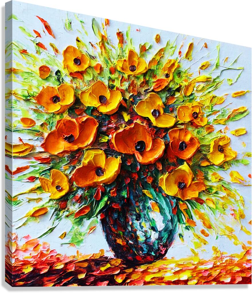 Poppy Passion Canvas Print
