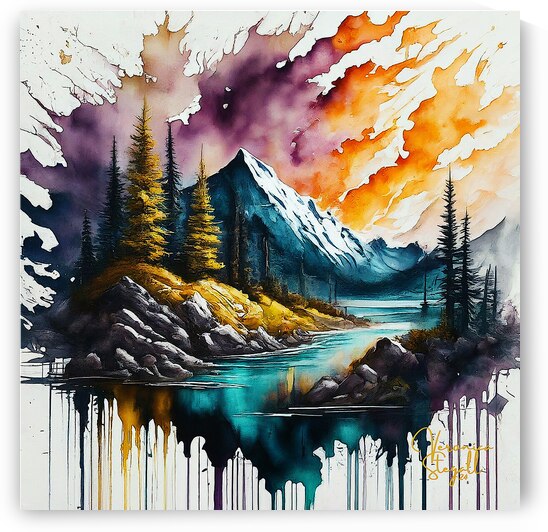 Serene Mountain Escape by Veronica Stegall