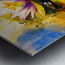 Froggy Pond Metal print