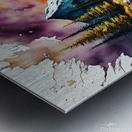 Serene Mountain Escape Metal print
