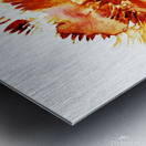 Fiery Bloom Metal print
