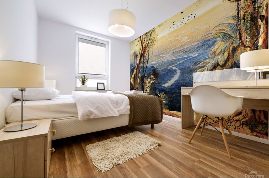 The Serene Hunter Mural print