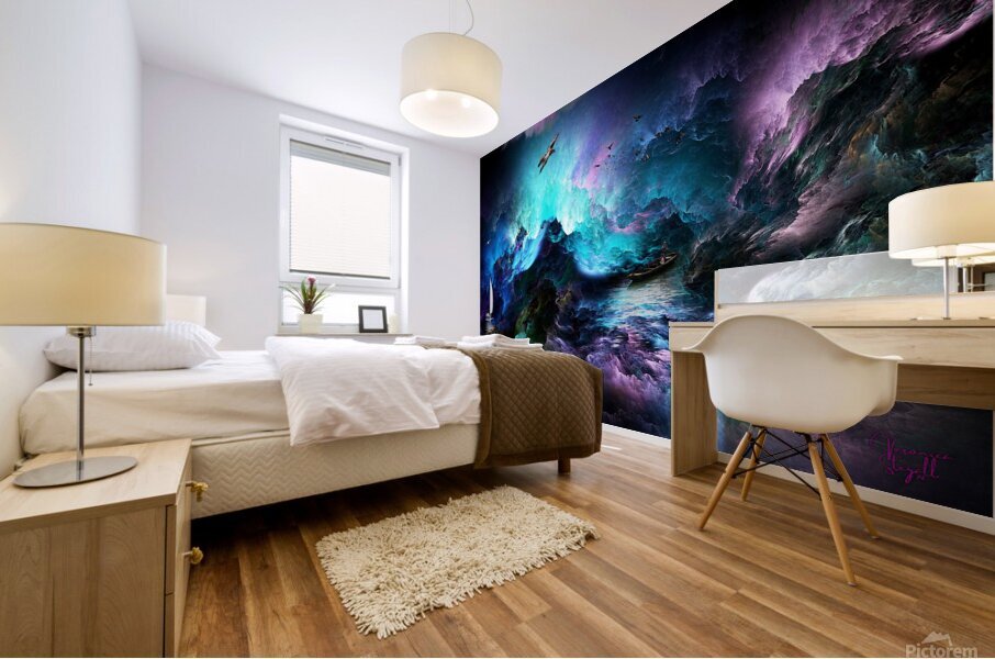 Surreal Vortex Mural print