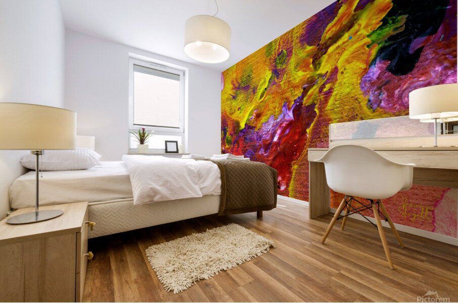 Vibrant Symphony Mural print