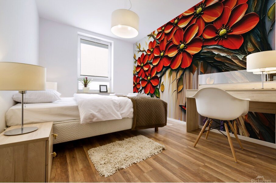 Blooming Dreams Mural print