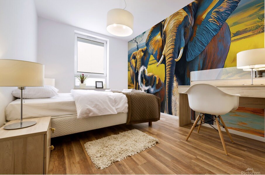 African Serenade Mural print