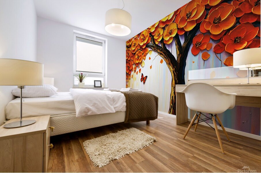 Golden Symphony Mural print