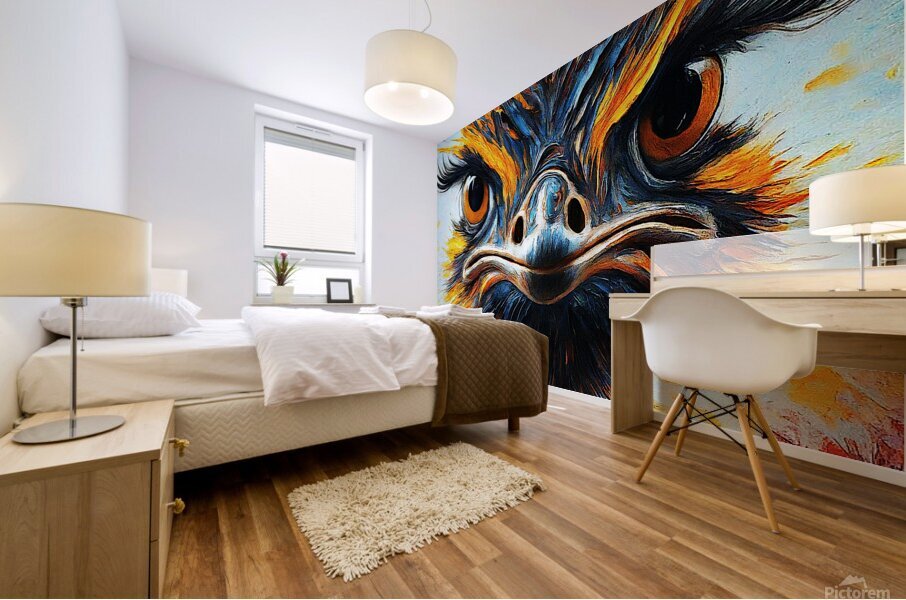 Emu Enigma Mural print