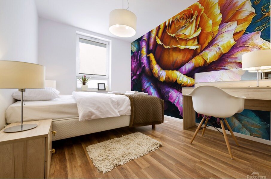 Golden Radiance Mural print