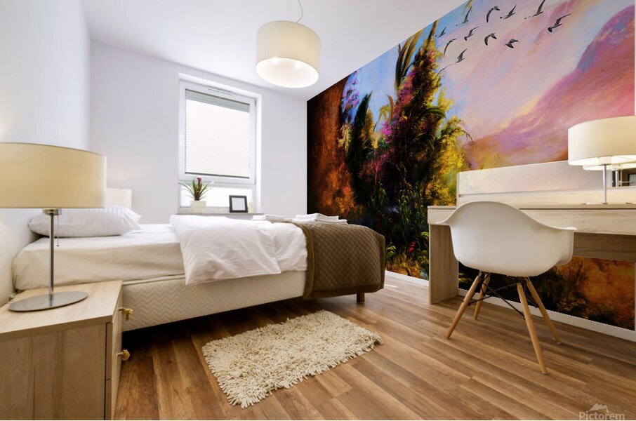 The Jungle Mural print
