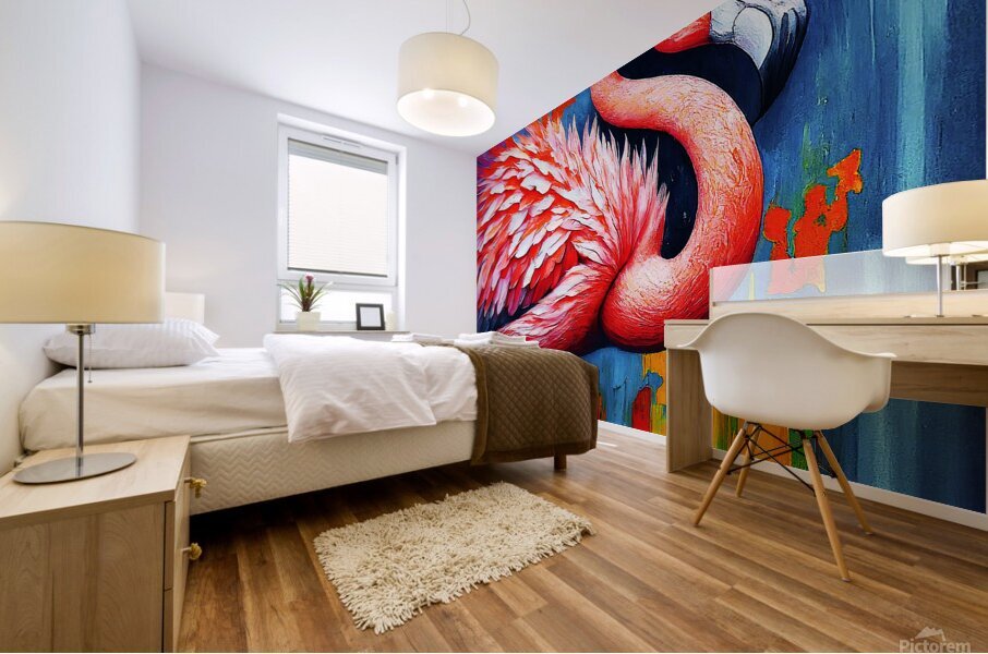 Pink Majesty Mural print