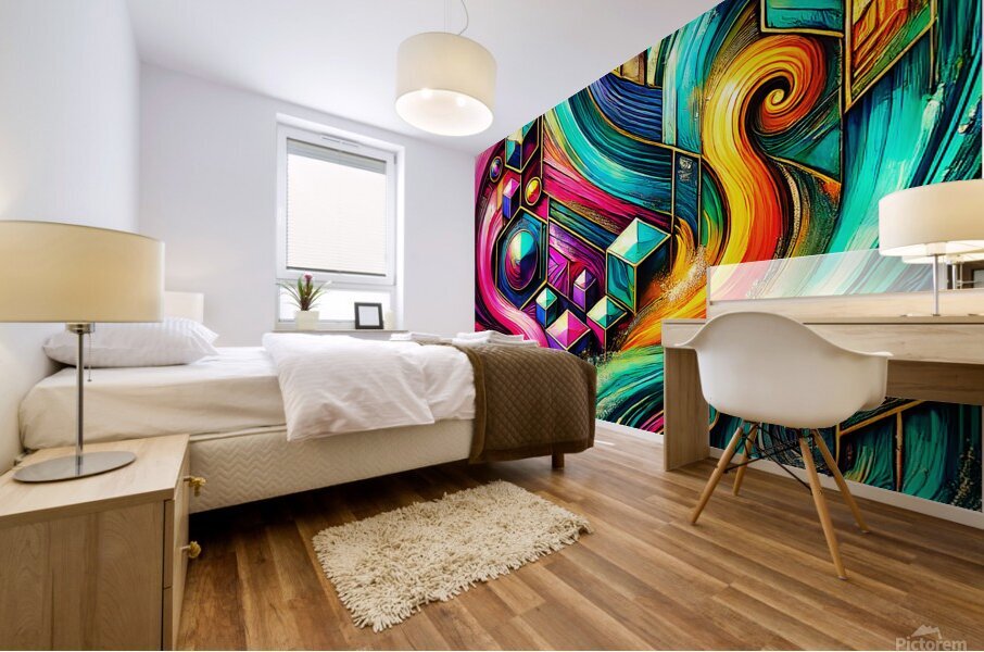Chromatic Odyssey Mural print