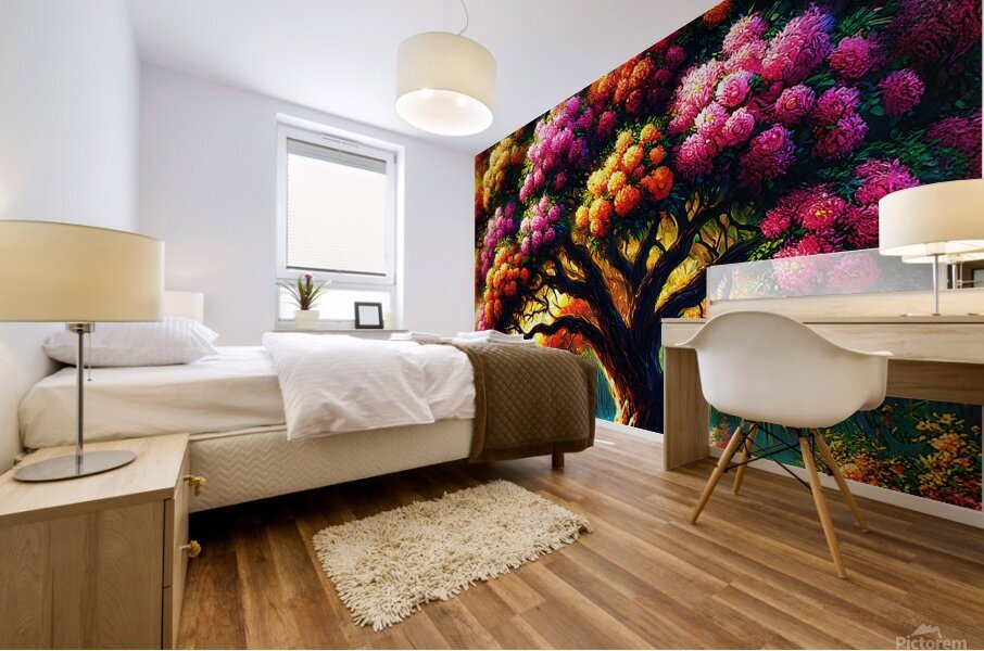 A Dream in Bloom Mural print